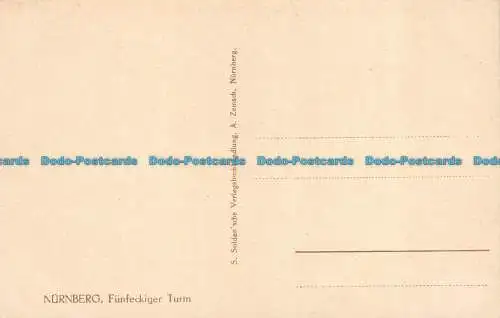 R134195 Nürnberg. Funfeckiger Turm. S. Soldansche. A. Zemsch