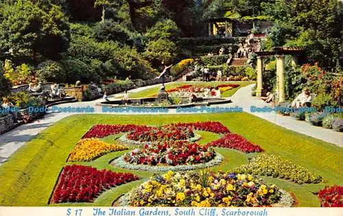 R133047 The Italian Gardens South Cliff. Scarborough. Greaves. 1971