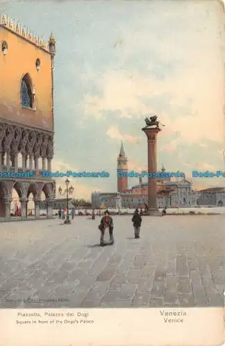 R134685 Platz. Dogenpalast. Platz vor dem Dogenpalast. Venedig