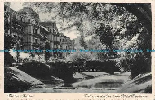 R133666 Baden Baden. teil an der Oos Links Hotel Stephanie. 1932