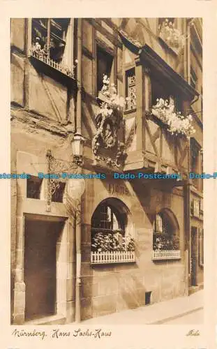 R134219 Nürnberg. Hans Sachs Haus. Rila. Ludwig Riffelmacher