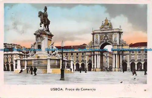 R133078 Lissabon. Praca do Comercio. Bromid. RP