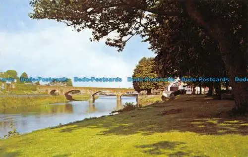 R134243 Dock Park und St. Michaels Bridge. Dumfries