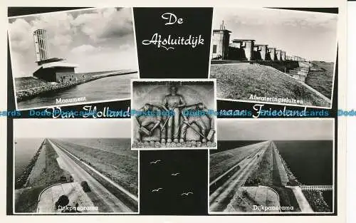 R133710 Von Afsluitdyk. Van Holland naar Friesland. Multi-View. E. Conijn. RP