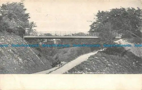 R134262 Reigate. Hängebrücke. Friths Serie. 1905