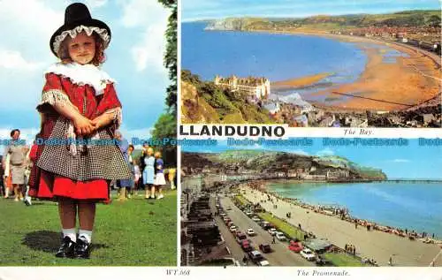 R133132 Llandudno. Multi-View. Bamforth. 1972