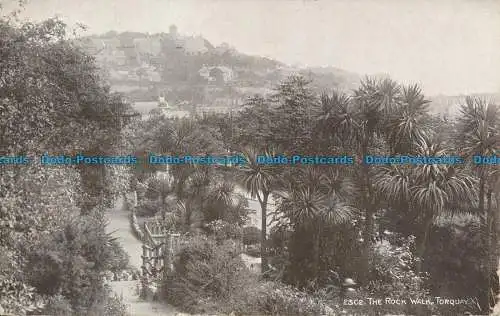 R134292 The Rock Walk. Torquay. Lachs. Sepio. 1923