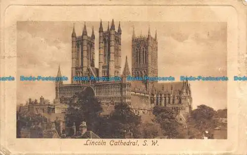 R134300 Lincoln Cathedral. S.W. Friths Serie. Nein. 25623. 1909