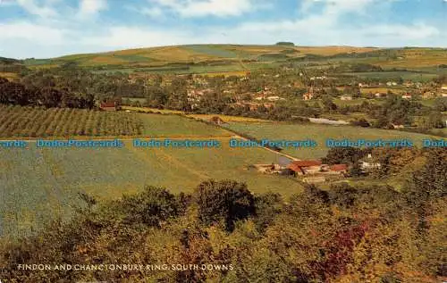 R133151 Findon und Chanctonbury Ring South Downs. Lachs