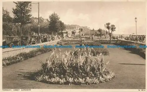 R134337 Torquay. Abteigärten. Photochrom. Nr. V1814