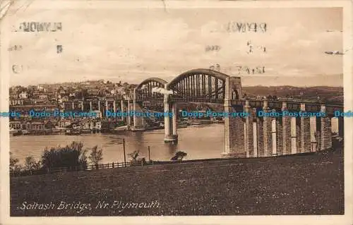 R134344 Saltash-Brücke. Nr. Plymouth. 1919