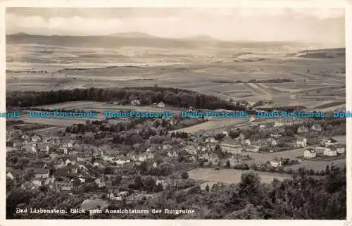 R134352 Bad Liebenstein. Blick vom Aussichtsturm der Burgruine. Oskar Keybe