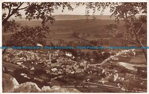 R133813 Callander von den Felsen. Valentinstag. Foto braun. 1928