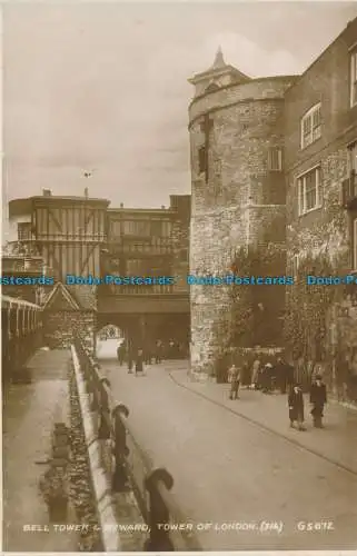 R135377 Glockenturm und Byward. Tower of London. Valentinstag. Nr. G5872. RP