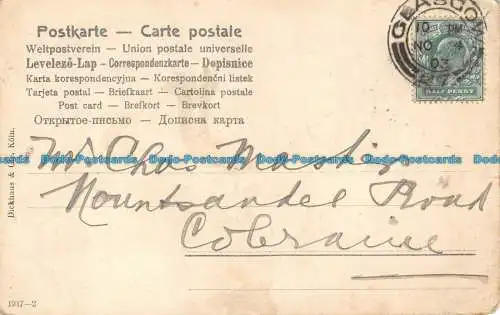 R134853 Abbildung. Dickhaus. Postkarte. 1903