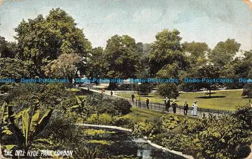 R134856 Der Dell Hyde Park. London. 1910