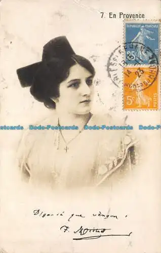 R133853 In der Provence. Frau. 1923