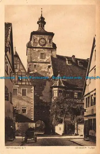 R134882 Rothenburg O.T. Weisser Turm. E. Geissendorfer