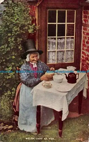 R135423 Welsh Lady at Tea. Valentinstag. Valesque. 1240V