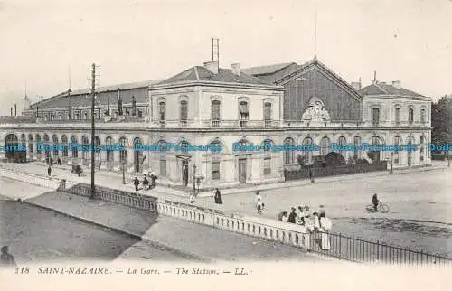 R134895 Saint Nazaire. Der Bahnhof. Die Station. LL. Levy Fils