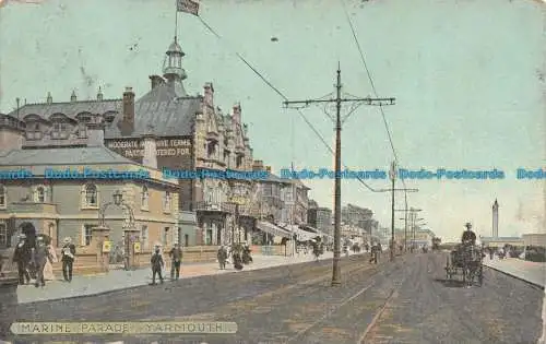 R135446 Marineparade. Yarmouth. 1912