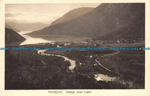 R134936 Nordfjord. Udsigt über Loen. Paul E. Ritter. Nein. 377