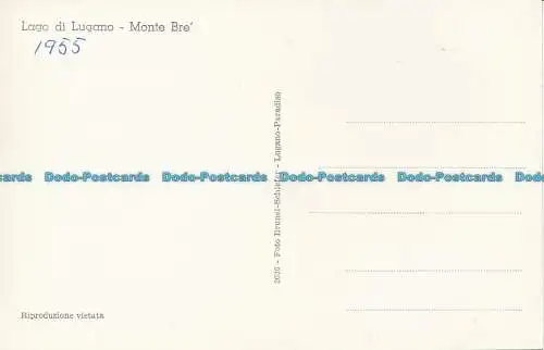 R134959 Luganersee. Monte Bre. Brunel Schiefer