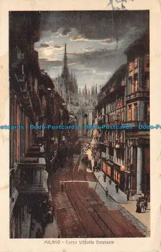 R134965 Mailand. Corso Vittorio Emanuele. G.G.M. 1926