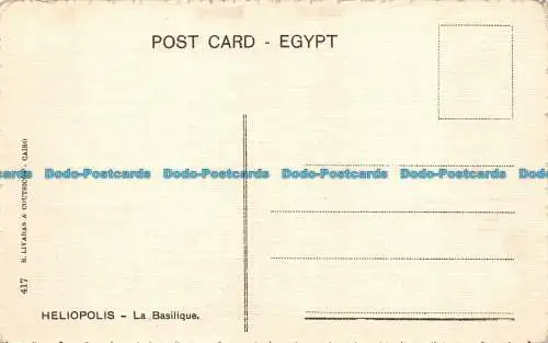 R134540 Heliopolis. Die Basilika. B. Livadas und Coutsicos