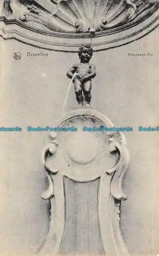 R135558 Brüssel. Manneken Pis. Nels. Serie 1. Nein. 120