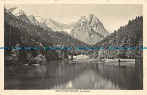 R135570 Der Riessersee bei Garmisch. Rud. Rudolphi. Nein. 1065