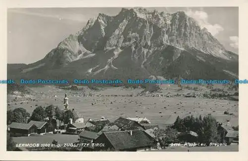 R135596 Lermoos 1000m.g. Zugspitze Tirol. Risch Lau. RP