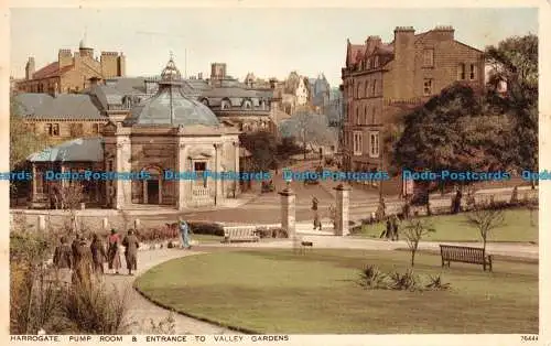 R136223 Harrogate-Pumpenraum und Eingang zu den Valley Gardens. Photochrom