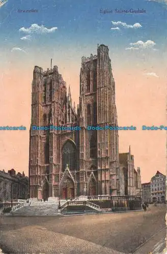 R136226 Brüssel. Kirche Sainte Gudule. N.Sch. Br. Hrsg. 1918