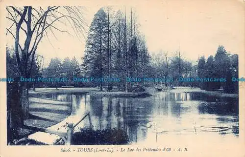 R135633 8606. Touren. I. und L. Le Lac des Prebendes dOe. A. B. 1927