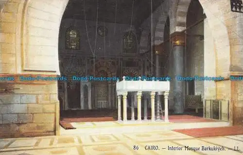 R135140 Kairo. Innenraum Barkukiyeh Moschee. LL