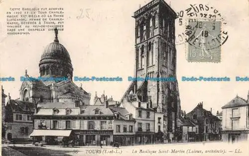 R135680 Touren. I. und L. Die Basilika St. Martin. LL. Levy Fils. 1918