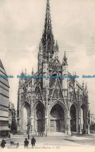 R135693 Rouen. LEglise Saint Maclou. LL