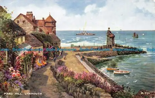 R135167 Mars Hill. Lynmouth. Kunstfarbe. 1242V. Brian Gerald. Valentinstag