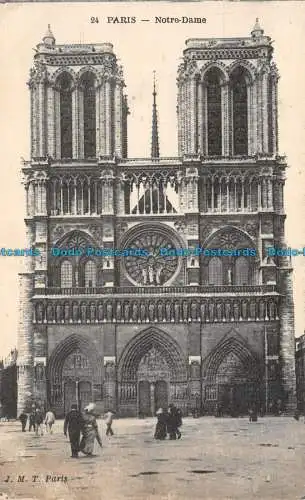 R136321 Paris. Notre Dame. J.M.T