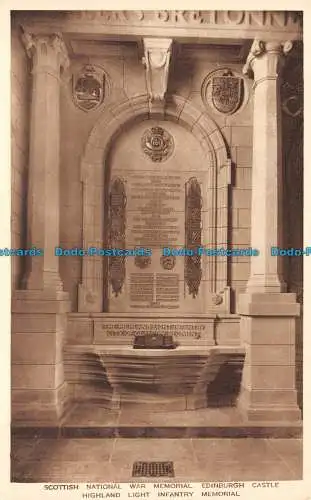 R136324 Scottish National War Memorial. Edinburgh Castle. Highland Light Infantr