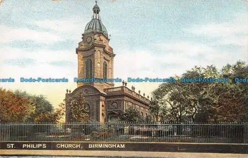 R136334 St. Philips Kirche. Birmingham. Seriennr. 62. B. B. London