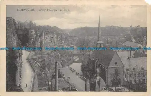 R135721 Luxemburg. Grund und Rochers du Bock. Ch. Grieser