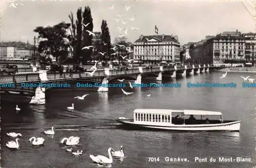 R135196 7014 Genf. Pont du Mont Blanc. Jaeger