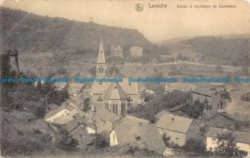 R135731 Laroche. Kirche und Berg von Corumont. Nels. Serie 24. Nein. 18