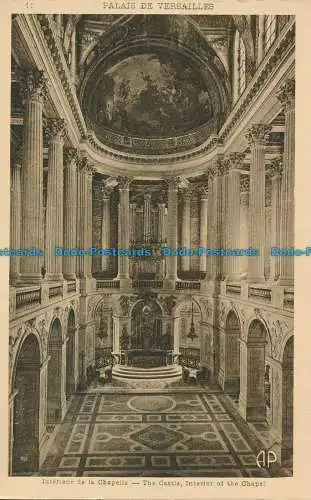 R135201 Palais und Versailles. Das Schlossinnere der Kapelle. E. Papeghin