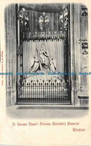 R135735 St. Georges Kapelle. Princess Charlottes Memorial. Windsor. Stengel. 1930