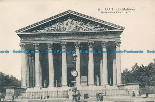 R137043 Paris. Die Madeleine-Kirche. A. Papeghin. Nr. 161