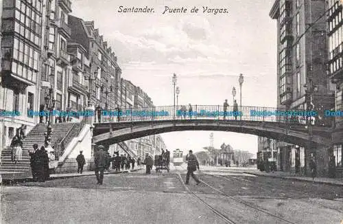 R136393 Santander. Brücke von Vargas. J. Paläste