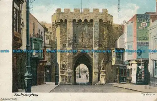 R135241 Southampton. Das Bargate. F.G.O. Stuart. 1904